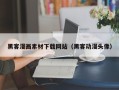 邹城黑客漫画素材下载网站（黑客动漫头像）